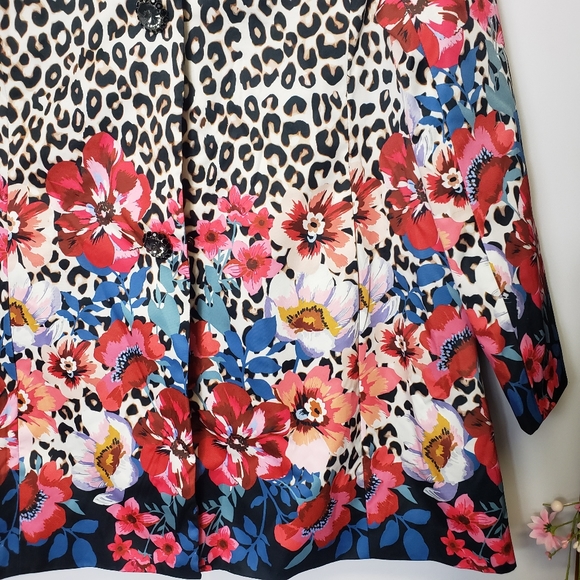 Floral-Cheetah Step'n Out Jacket - Picture 10 of 13
